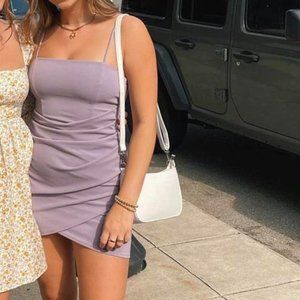 Purple Windsor Strappy Bodycon Dress